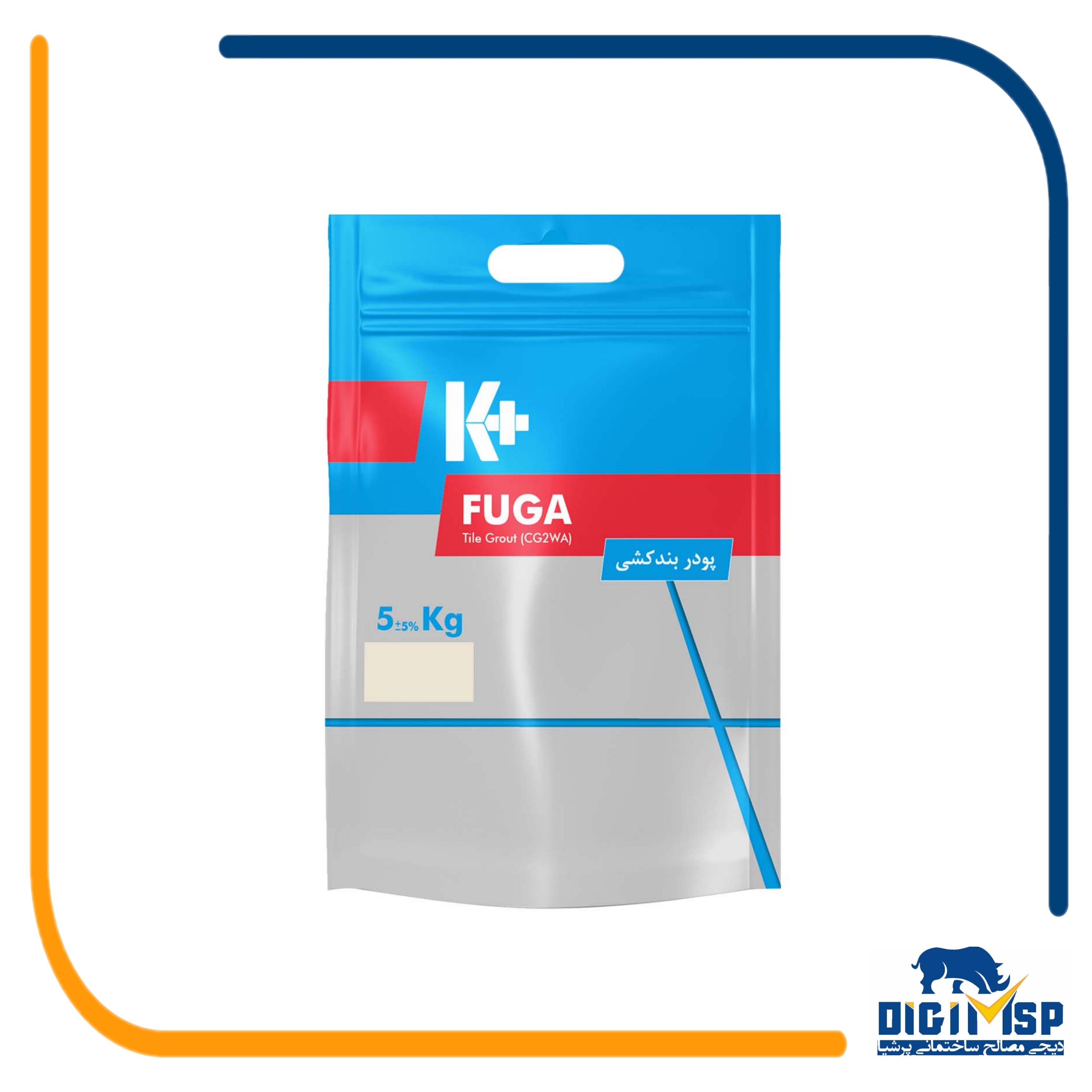 پودر بند کشی فوگا FUGA 120- Lighty Gray